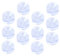 OSALADI 50stücke Pack Doppelseitige Saugnapf Pads Transparente Anti-rutsch Pads Für Glastische Möbel Und Oberflächenschutz Für Badezimmer Tischplatten Und Mehr