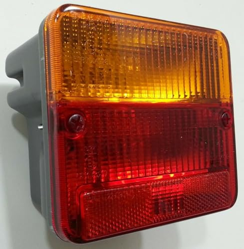 Generico 1 Rücklicht und Blinker links - rechts mit Glühbirnen, kompatibel mit Ape 50 cc