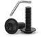 20 tornillos M5 x 16, tornillos de cabeza alomada, tornillos Torx, tornillo de brida, acero inoxidable A2 V2A, rosca completa, óxido negro, con llave Torx