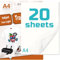 Dekaim 10 Sheets T Shirt Transfer Paper A4 Heat Transfer Paper for Dark Fabric Transfer Paper for Black T-Shirts Printable Vinyl, Iron On Transfers for Inkjet & Laser Printer