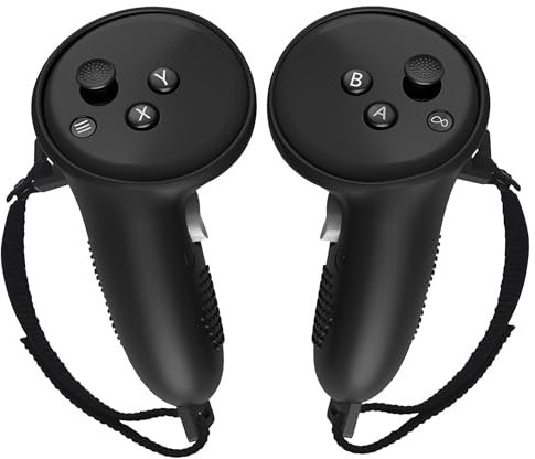 Controller-Griffe Kompatibel mit Meta Quest 3S/Quest 3, Controller Grips Cover Zubehör, Silikon Hand Grip Protector