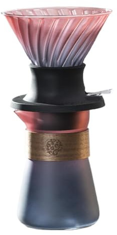 Drip Coffee Filter Cup, Drip Brew Coffee Dripper, Pour Over Coffee Maker, Coffee Filter Cone with Cup Set, Gradient Color Travel Coffee Maker, Hand Coffee Makers for Hotel Home Camping