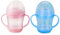 HOOTNEE 2Piezas Vasos Infantiles Antiderrame Asa de Colores para Aprendizaje