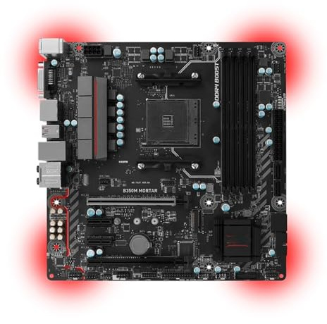 scheda madre Scheda madre Fit For MSI B350M MORTAR AM4 B350 USB 3.1 HDMI Micro ATX