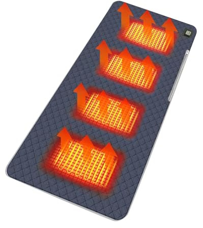 Beheizbares Sitzkissen USB-betriebene tragbare Wärmekissen | USB-Heizkissen Für Tribünen Und Sportbänke Geschenk für Eltern Sport Camping Büro Jagd Wanderungen Rücken Hüfte Taille