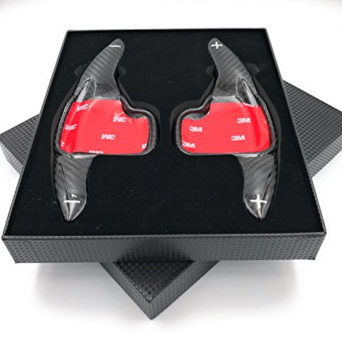 H-Customs Schaltwippen Verlängerung Schaltung Shift Paddle aus echtem Carbon kompatibel mit F18 F20 F30 F32 REAL CARBON