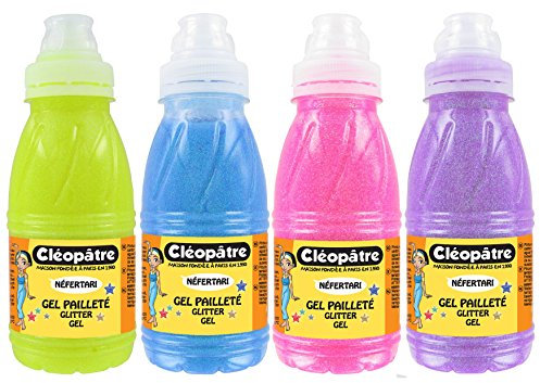 Cléopâtre - GP250x4NEO - Pintura Gel neón con purpurinas
