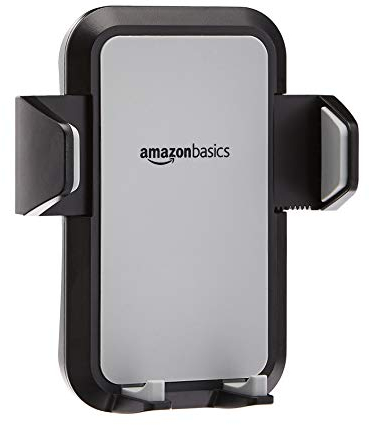 Amazon Basics Universal Smartphone Holder for Car Air Vent, Grau