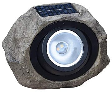 ACMHNC Solarleuchten Garten LED Solar Stein Lampe für außen, Steinoptik Solarlampe Gartenlampe Gartendeko Steinlampe IP65 Wasserdichte Solarsteine Leuchten Beleuchtung für Terrasse Weg