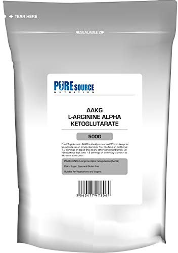 PSN AAKG L-Arginine Alpha Ketoglutarate 500g Powder L Arginine LArginine Nitric Oxide Cell Volumiser Pump Powder
