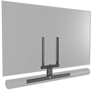 Cavus CFARCB Soundbar Rahmen geeignet für ARC Soundbar - Vesa halterung für eine TV-Wandhalterung / TV-Bodenständer - Schwarz