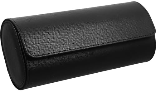 VILLCASE 1stück Runde Uhrenbox Aus Elastischem Pu Fächern Praktisches Reiseetui Für Uhren Und Schmuck Elegantes Design Für Zuhause Und Unterwegs Für Aufbewahrung Und Organisation Von