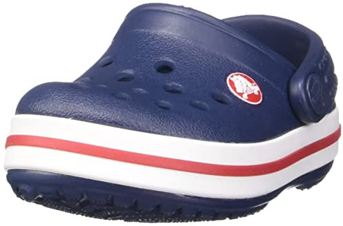 Crocs Crocband Clog K, Zoccoli Unisex - Bambini e ragazzi, Navy Red, 36/37 EU