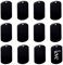 BENECREAT 30Pcs 5x2.9cm Stanzrohlinge Aluminium Blank Dog Tags Schildform Mit Loch Für Halskette Armband Schmuck Anhänger, 1mm