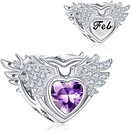 NINGAN Charm Ciondolo per Bracciali Pandora Argento 925 Abalorio Bead Charm da donna