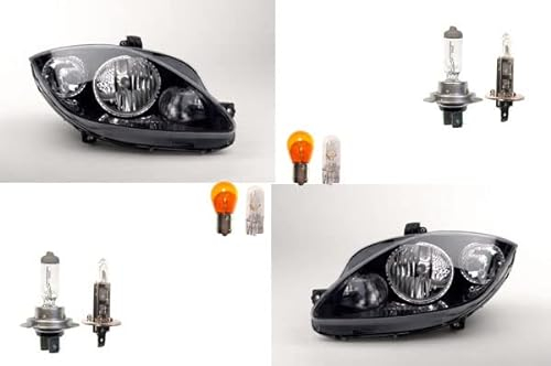 Johns, passend für Seat Leon Scheinwerfer (1P) 04/09- + Leuchtmittel Set links, rechts