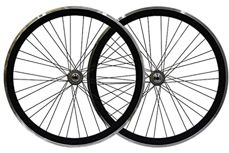 700c Fixie Wheels 40mm Felgen Fixed Gear 13 Zähne 32/36H Speichen Singlespeed Fahrrad Laufradsatz V Bremse vorne & hinten Set für Kinderfahrrad faltbar