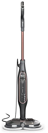 Shark S7201 Steam & Scrub with Steam Blaster Technology All-in-One Hard Floor Steam Mop with 3 Steam Modes & LED Headlights, Black