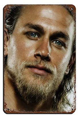 Schauspieler Charlie Hunnam 15 Blechschild Vintage Metall Pub Club Cafe Bar Home Wandkunst Dekoration Poster Retro 20 x 30 cm