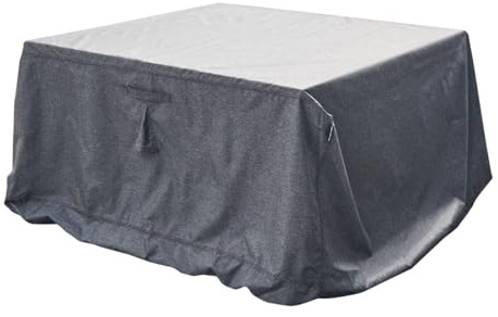 Hespéride - Hambo Schutzhülle für Tisch quadratisch M - 165 x 165 x 80 cm - Grau