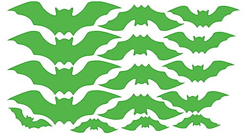 Newwyt 1Set Fledermäuse Wanddekoration Halloween Fledermäuse Wandaufkleber 3D DIY PVC Fledermausaufkleber für Heimdekoration wasserdichtes Polyvinylchlorid