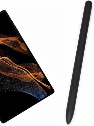 Stylet Tactile pour S Pen pour Samsung Galaxy Tab S9 11 inch / S9 Plus S9+ 12.4 inch / S9 Ultra 14.6 inch IP68 Niveau sans Bluetooth Stylets Stylo Actif Stylus Touch Screen Pen (Noir)