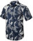 HISDERN Hawaiian Shirts for Men Casual Mens Shirts Short Sleeve Summer Funky Beach Men's Regular Fit Hawaii Print Short Sleeved Aloha Shirt,Navy Blue,L