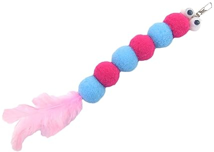 DMAIS Katzenwurmspielzeug,Wurm-Katzenspielzeug-Nachfüllungen | Wurmfeder-Katzenspielzeug, Wurm-Katzenspielzeug-Nachfüllungen, Katzenstab-Regenbogenspielzeug, Katzenstab-Aufsätze