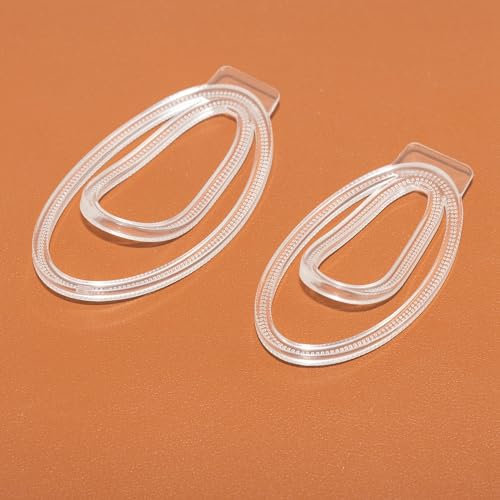 2 Pcs Fufu Clip Chastity,Sissy Cock Cage Sklaven Hahnringe Clip Männer Nachahmung Weiblich Trainer Peniskäfig SM Sexspielzeug Für Männer (Transparente)