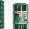 Gartenzaun Maschendraht 60 cm Höhe, Drahtzaun 2,2 mm Stärke, Drahtgitter Maschenweite 100 x 50 mm, Grün PVC-beschichteter, Verzinkter Stahl Gartengitter rolle 10m