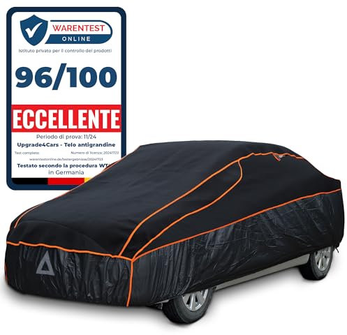 Upgrade4cars Bâche de Protection Voiture Exterieur Anti-Grêle | Housse SUV Universelle pour Été et Hiver | Bache Extérieur SUV - XL (510 * 193 * 145 cm)