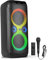 Fenton Core160 Musikbox Bluetooth Groß 240W, Akku 12 Std, Karaoke Mikrofon, BT 5.3, Fernbedienung, Partybox Bluetooth Box Groß, Stereo-Pairing, Tragbare Musik Box, Boom Box