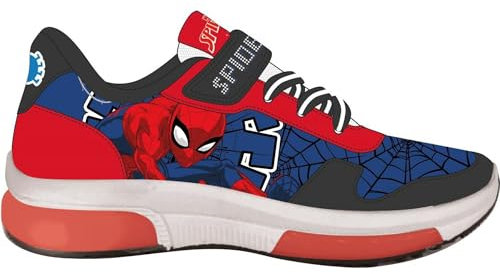 CERDÁ LIFE'S LITTLE MOMENTS kindersneaker mit Interaktiven Led-lichtern, Spiderman-PVC-Sohle Sneaker, Blau, 26 EU