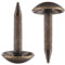 100PCS Round Domed, 100PCS Thickened Smooth Nails Tacks Thicken Iron Fasteners Small Bubble Nails and Screws for Furniture M Wooden Door 6 12mm (6 * 12MM)