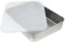 KICHOUSE 1 Juego Bandeja Para Hornear Caja De Frescura Cacerola Bandeja De Horno Con Rejilla Alimento Hornada Tapa Sartenes Servicio Pequeño Sartenes Sartén De Acero Plata Acero Inoxidable
