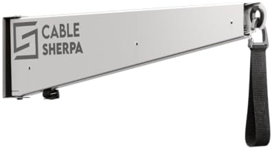 Cable-Sherpa Premium | Ausziehbarer Kabelhalter für E-Auto Ladekabel im Außenbereich | Wallbox Kabelmanagement für mehr Kabelordnung am Ladeplatz | Elektroauto Zubehör | Kabelorganisation