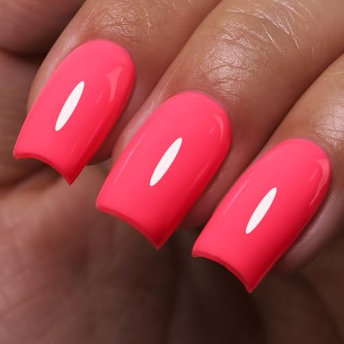Firedeep 10ml Pink Gel Nail Polish Hema Free Summer Soak Off Salon DIY Gift for Girls 1Pcs