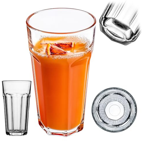 KADAX Vasos grandes de 635 ml, 1 pieza, vasos de agua de cristal, vasos para agua, zumo, cócteles y refrescos, vasos de café, vasos de agua, vasos para beber