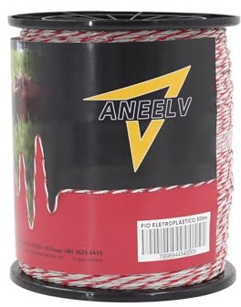 ANEELV Elektrozaun Seil, 500m, 6mm, Edelstahl leitfähig, rot-weiß | Weidezaunseil,2mm Edelstahl-Seil: hoch leitfähig & witterungsbeständig. Ideal für Pferde, Rinder & temporäre Weidezäune.