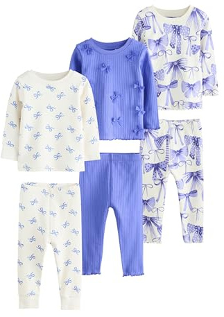NEXT Mädchen 3er-Pack Kuschel-Pyjamas