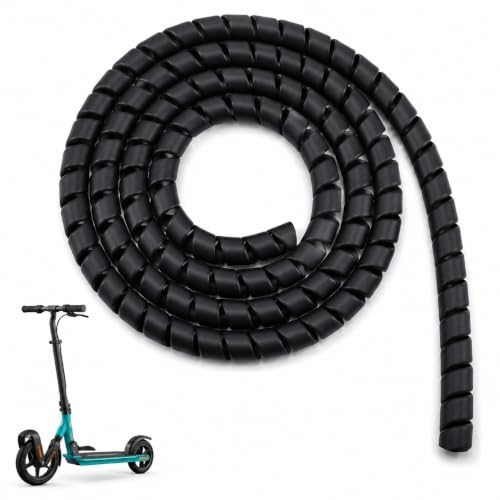 100 cm Guaina Spirale Flessibile TPU per Cavi Monopattino Elettrico | per Xiaomi M365/Pro, Guaina Cavo Elettrico, Protezione Flessibile Opaco per Bundle Bici Moto & Organizzazione Cavi