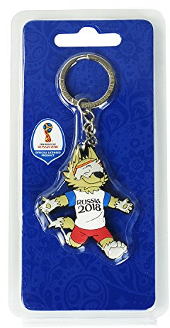 FIFA World Cup 2018 Russia - Zabivaka PVC Key Chain - double sided - 8 cm