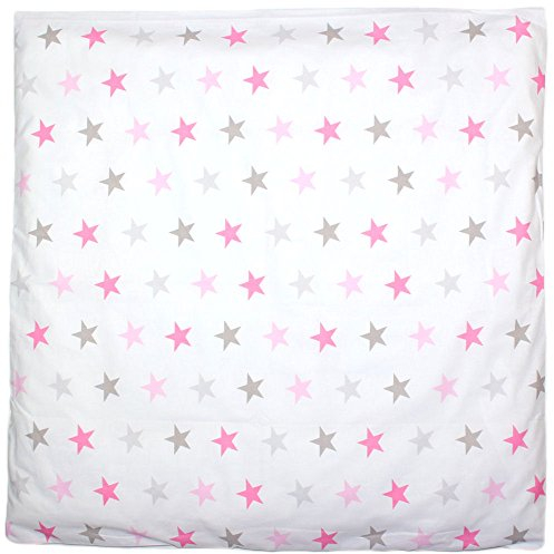 Deko Kissenbezug für Baby Kind Bezug für Kissen 80x80 cm D13