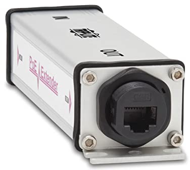 Gigabit Ethernet PoE Extender Cat5e/6/6a 1-Port Water Resistant