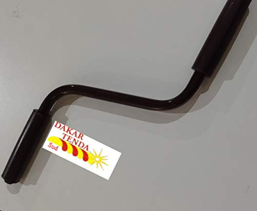 Asta di Manovra Manuale per tenda da Sole Colore Marrone 120 cm