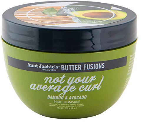 Aunt Jackie's NOT YOUR AVERAGE CURL – Bamboo & Avocado Protein Masque 8oz 227g