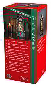 Konstsmide liegender Elf auf Pilzen , mit an/aus Schalter, 5h Timer, braun,batteriebetrieben,Innen, 1 warm weiße Dioden 4389-000