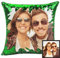 QIYI Personalisierte Fotokissen Kissenabdeckung Pailletten Kissenbezug Wendepailletten mit Foto und Text, Fotogeschenk für Geburtstag Muttertag, 40 * 40cm, Grün