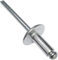 AERZETIX - C48169 - Satz von 100 Blindnieten blindniet Ø5x12mm mit großkopf 14mm - DIN 7337 C - popnieten - nieten mit bruchfest stange - aus aluminium stahl