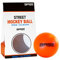 Base Unisex Street Hockey Ball Medium Härtegrad Beläge I Geeignet für bis zu-10º C I Inline I Orange, 6,5 cm